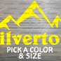 Silverton Sticker Decal Colorado Ski Mountain Snowboard Telluride XO