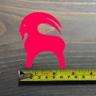 Backcountry.com Sticker Decal 3" Pink Goat Ski Snowboard Hiking XO