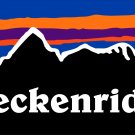 Breckenridge Sticker Decal Breck Colorado Ski Mountain Snowboard 3" Wide Sunset PO