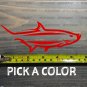 Tarpon Sticker Decal Fish 5.5" DIE Cut Yeti Fishing Costa Pelagic AFTCO Orvis XO