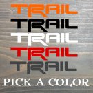 4Runner Trail Sticker Decal Toyota 4 Runner SR5 Red White Black 3" 5" 8" 10" XO