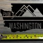 Washington Sticker Decal 5" DIE CUT PNW Pacific Northwest Crystal Mountain XO