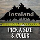 Loveland Sticker Decal Pass Colorado Ski Mountain Keystone Arapahoe Basin XO