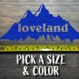 Loveland Sticker Decal Pass Colorado Ski Mountain Keystone Arapahoe Basin XO