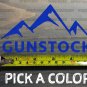 Gunstock Sticker Decal 5" Mountain Ski Resort New Hampshire Killington XO