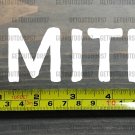 Smith Sticker Decal 5.5" Last Name White Ski Snowboard Goggles Die Cut XO