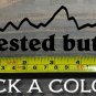 Crested Butte Sticker Decal 5.5" Mountain Ski Colorado Crusty Butt Epic Pass XO