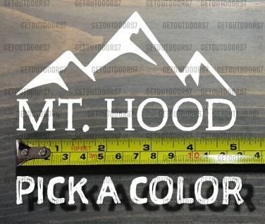 Mt. Hood Sticker Decal 5" Mountain Ski Oregon Meadows Timberline Lodge XO