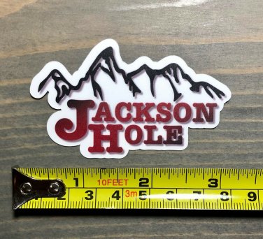 Jackson Hole Sticker Decal Ski Snowboard Wyoming Grand Teton National Park 2 PO