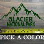 Glacier National Park Sticker Decal 5.5" Montana Get Lost Big Sky Die Cut XO