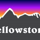 Yellowstone National Park Sticker Decal Wyoming Old Faithful Montana Buffalo PO