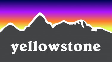 Yellowstone National Park Sticker Decal Wyoming Old Faithful Montana Buffalo PO