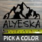 Alyeska Alaska Sticker Decal 5" Ski Skiing Snowboarding Mountain Die Cut XO
