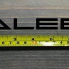 Saleen Decal Sticker DIE CUT 8" Black Mustang Challenger Camaro GTX XO