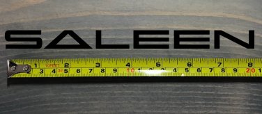 Saleen Decal Sticker DIE CUT 8" Black Mustang Challenger Camaro GTX XO