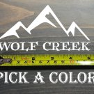 Wolf Creek Sticker 5" Colorado Ski Mountain Snowboard Decal XO