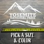 Yosemite National Park Sticker Decal California Half Dome El Capitan Free Sol XO