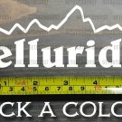 Telluride Sticker 5.5" Colorado Ski Mountain Snowboard Decal Silverton XO