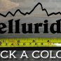 Telluride Sticker 5.5" Colorado Ski Mountain Snowboard Decal Silverton XO