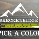 Breckenridge Sticker 5" Breck Colorado Ski Mountain Snowboard Decal XO