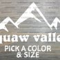 Squaw Valley Sticker Decal California Ski Mountain Snowboard Lake Tahoe xO