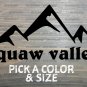 Squaw Valley Sticker Decal California Ski Mountain Snowboard Lake Tahoe xO