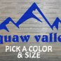 Squaw Valley Sticker Decal California Ski Mountain Snowboard Lake Tahoe xO