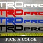 4Runner TRD Pro Tacoma Sticker Decal Toyota 4 Runner SR5 Red White Black XO