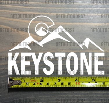 Keystone Ski Resort Decal Sticker DIE CUT 5.5" Mountain Colorado Snowboard XO