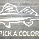 Walleye Sticker Decal Fishing Fish Rapala Berkley Storm Lindy Okuma Penn XO