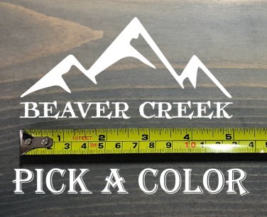 Beaver Creek Sticker 5" Colorado Ski Mountain Snowboard Decal XO