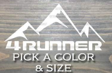 4Runner Decal Sticker Toyota TRD Pro Grill Badge Trail SR5 4 Runner  XO
