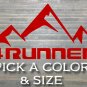 4Runner Decal Sticker Toyota TRD Pro Grill Badge Trail SR5 4 Runner XO