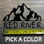 Red River Sticker 5" New Mexico Taos Ski Mountain Snowboard Decal Resort XO