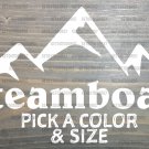 Steamboat Sticker Decal Springs Colorado Ski Mountain Snowboard Telluride XO