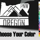 Oregon Sticker Decal State PNW DIE CUT 5" Pacific Northwest Mt. Hood Portland XO