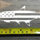 Tarpon Sticker Decal USA Flag AFTCO Pelagic Orvis HUK Hogy 5.5" Sage Fishing XO