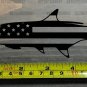 Tarpon Sticker Decal USA Flag AFTCO Pelagic Orvis HUK Hogy 5.5" Sage Fishing XO