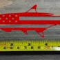 Tarpon Sticker Decal USA Flag AFTCO Pelagic Orvis HUK Hogy 5.5" Sage Fishing XO