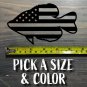 Crappie Sticker Decal Die Cut USA Flag Mr. Crappie Panther Martin Fishing XO