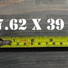 7.62 X 39 Sticker Decal 3.5" Ammo Can Box Label Ammunition Case DIE CUT XO
