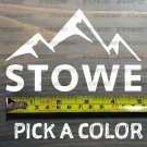 Stowe Sticker Decal 5" Mountain Ski Vermont Resort Killington Sugarbush XO