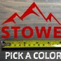 Stowe Sticker Decal 5" Mountain Ski Vermont Resort Killington Sugarbush XO