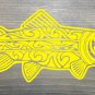 Salmon Sticker Decal Tribal Die Cut 6.5" Mountains Fly Fishing Fish Trout XO