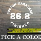 Boston Marathon Sticker 3.5" Decal Finisher 26.2 13.1 Half Bumper Window XO
