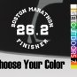 Boston Marathon Sticker 3.5" Decal Finisher 26.2 13.1 Half Bumper Window XO