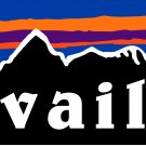 Vail Sticker Decal Colorado Ski Mountain Snowboard Sunset PO