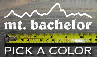 Mt. Bachelor Sticker Decal 5.5" Mountain Ski Oregon Mt. Hood Snowboard XO