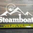 Steamboat Sticker Decal Springs DIE CUT 5.5" Mountain Ski Colorado XO 1