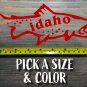 Idaho Sticker Decal DIE CUT Fly Fishing Trout Hunter Sage Simms Ross Reels XO